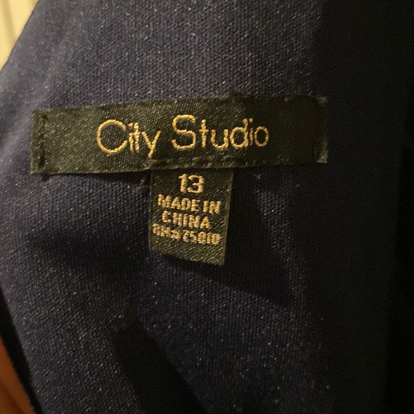 Navy blue floor length semi-formal/formal dress, size 13 (Never Worn) - Picture 11 of 11